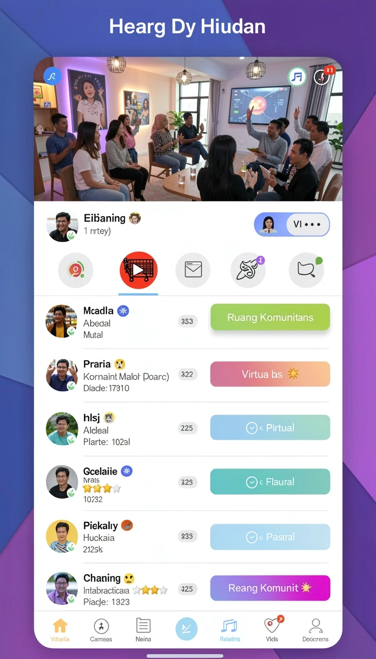 Beragam pilihan permainan menarik dalam aplikasi Download indoace APK untuk Android.